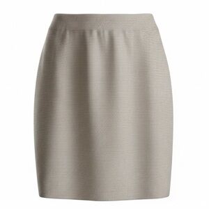 St. John Tan Knit Pencil Skirt Size 4